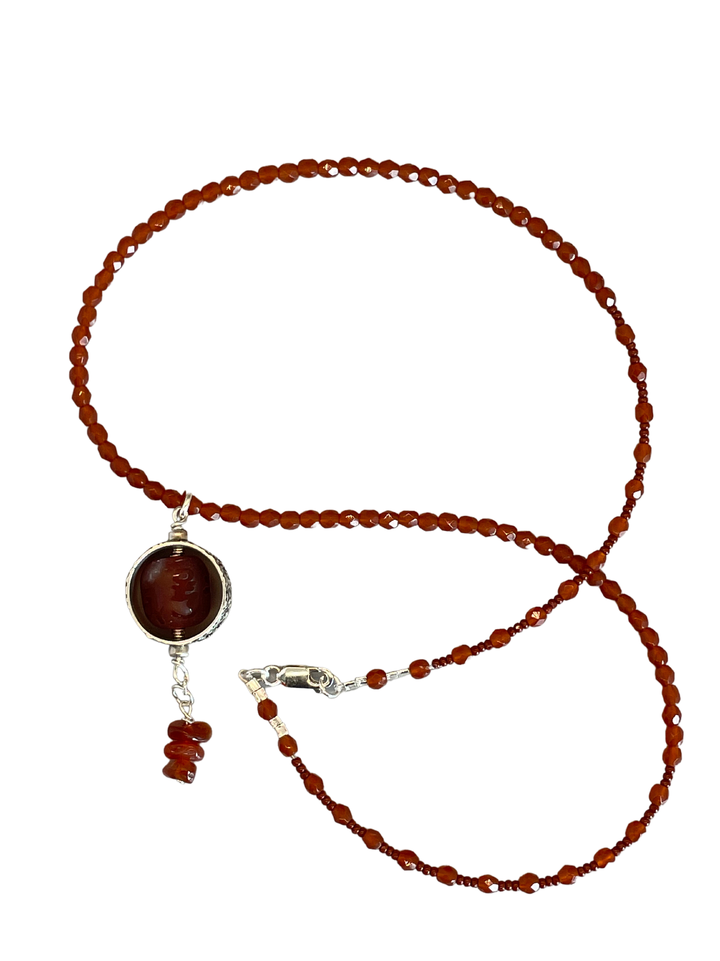Tibetan Prayer Bead Pendant